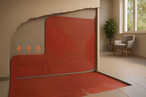 Nella rete capillare radiante gli elementi riscaldanti sono molto fitti