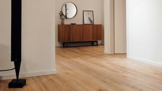 Pavimento flottante antivibrazione in legno