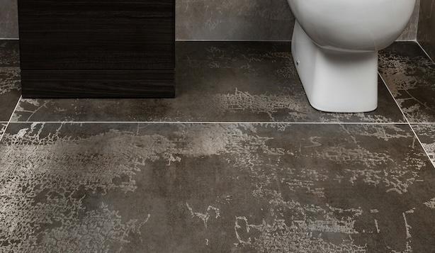 Pavimento flottante antivibrazione con finitura in pietra