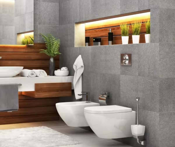 WC sospeso con scarico traslato - foto Tavolla srl