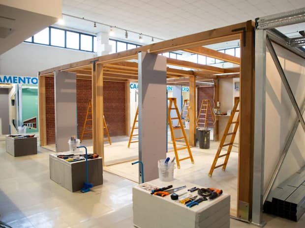 Come vengono installate le lastre in gessofibra