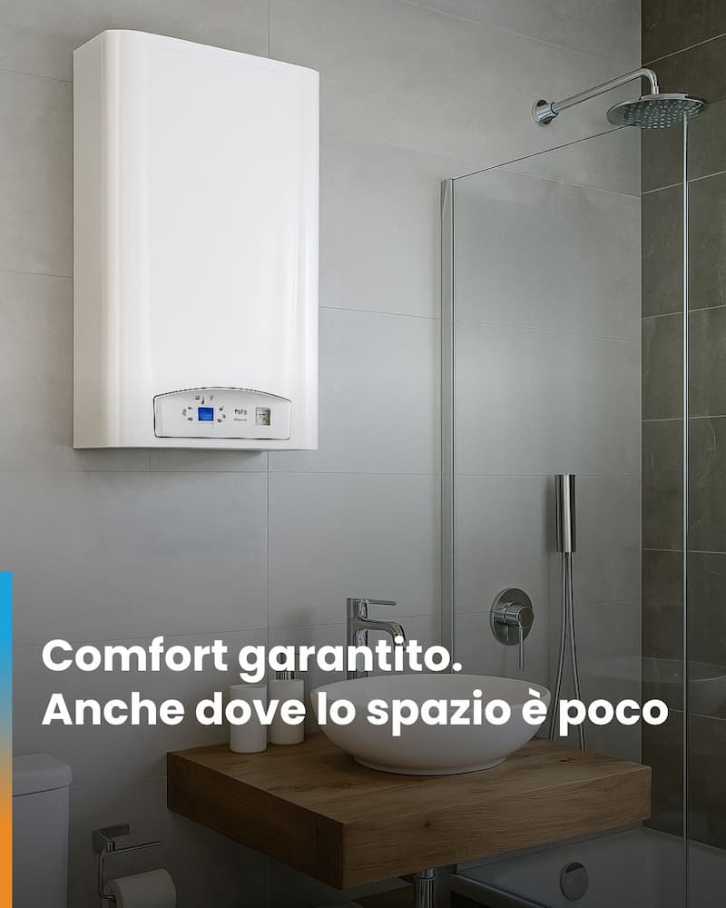 Esempio di caldaia a compensazione compatta