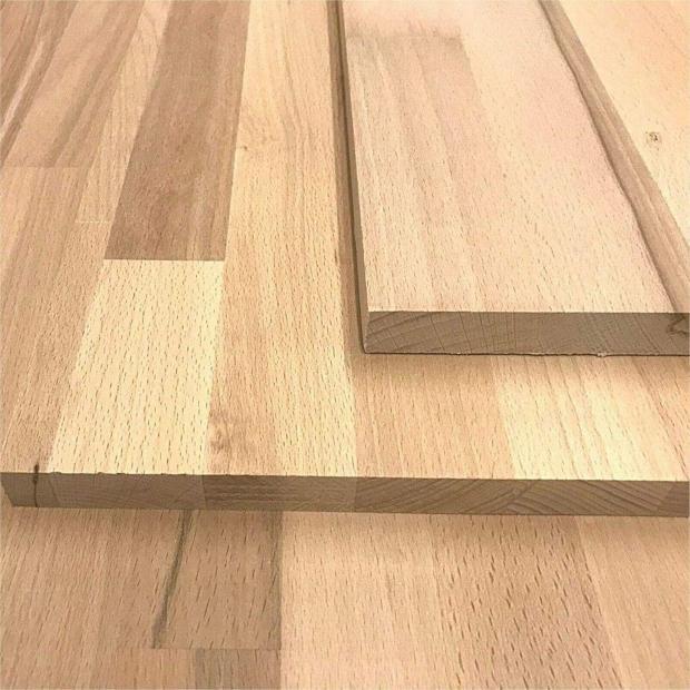 Legno lamellare (non incrociato) in faggio 