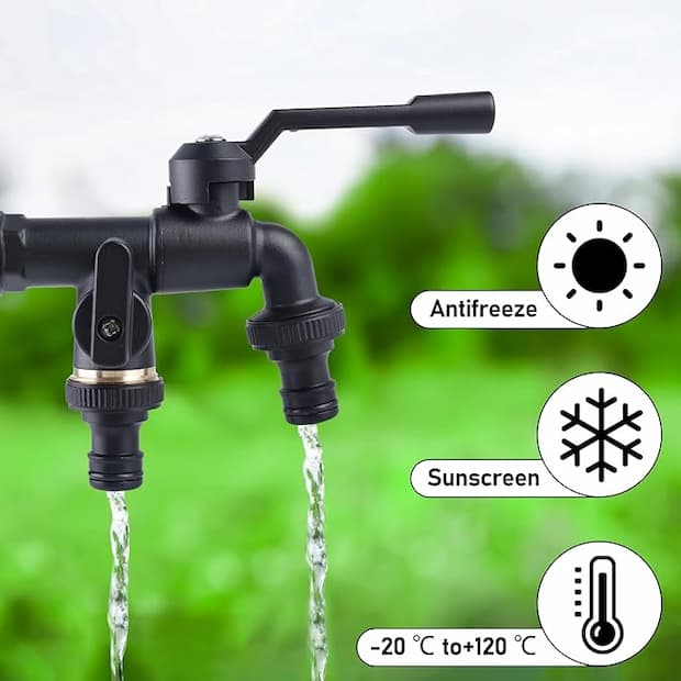 Rubinetto antigelo per esterno con  valvola di scarico