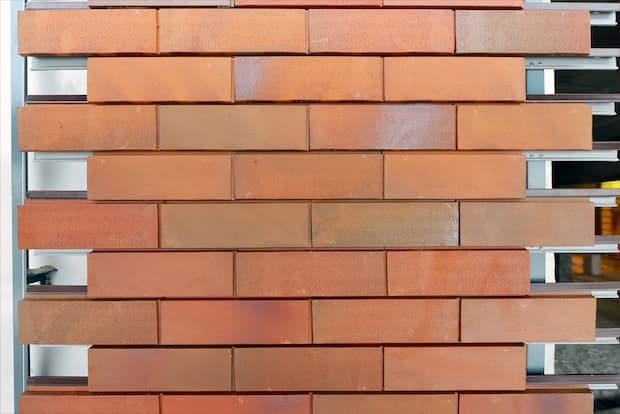 Muro di mattoni per facciate esterne