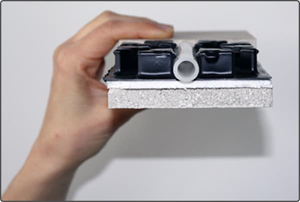 L'ingombro si riduce a pochi millimetri