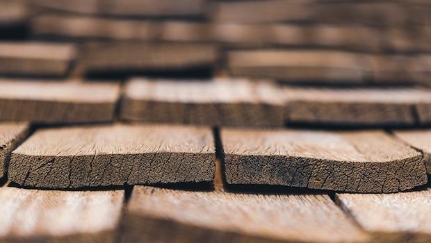 Dettaglio scandole in legno