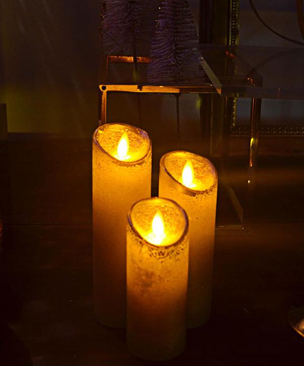 Luminarie per la tavola di Natale