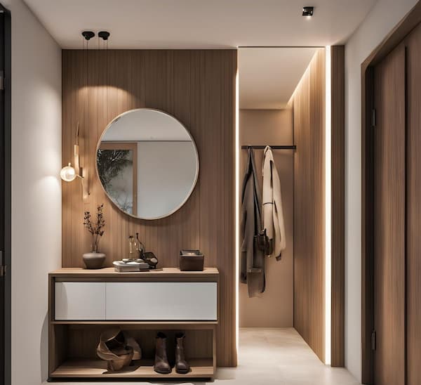 Luce calda per un ingresso più accogliente