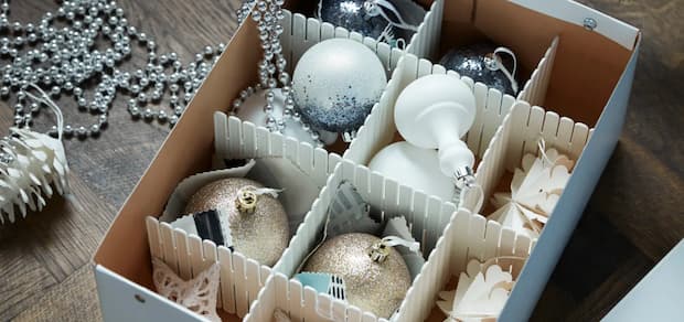 Decorazioni natalizie divise per categoria - foto Ikea