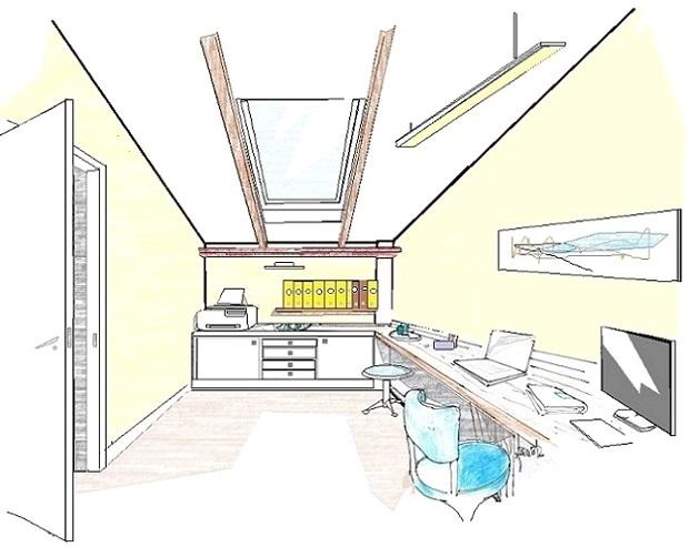 Stanza studio in mansarda - Antonio Previato 