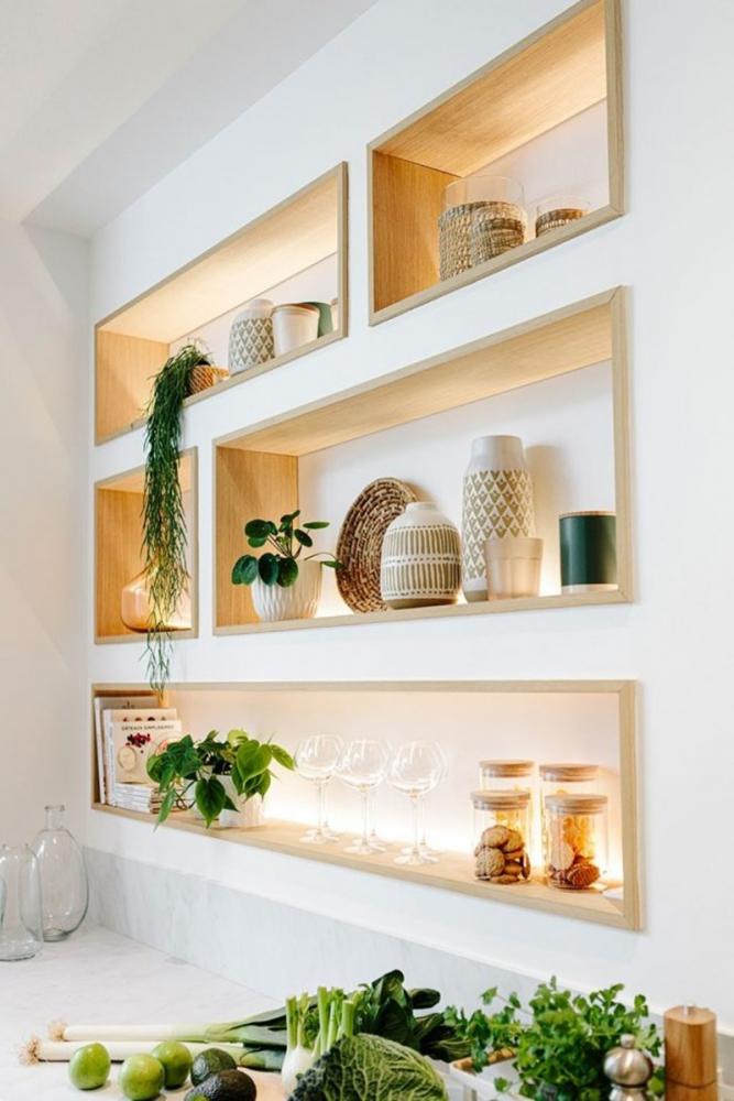 Nicchia in cucina, da Pinterest