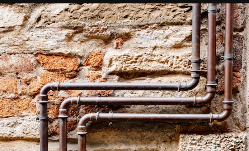 Tubazioni idrauliche a parete