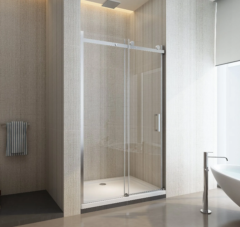 Doccia nicchia cona anta scorrevole