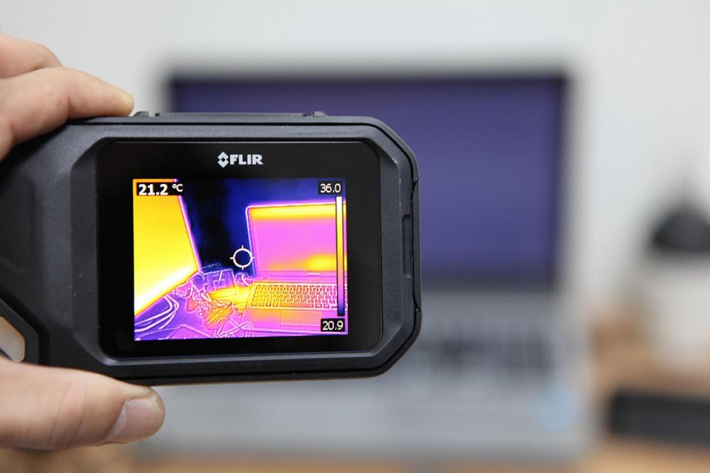 Una termocamera aiuta a infividuare le dilatazioni termiche. Foto Pixabay