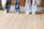 Parquet in legno è caldo e isolante - foto freepik