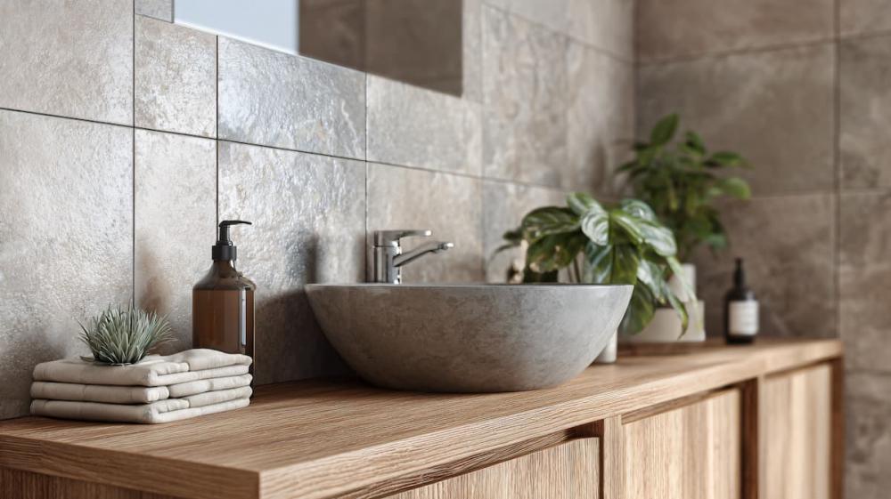 Quando si sceglie il rivestimento effetto cemento, bisogna basarsi sulle caratteristiche reali del bagno