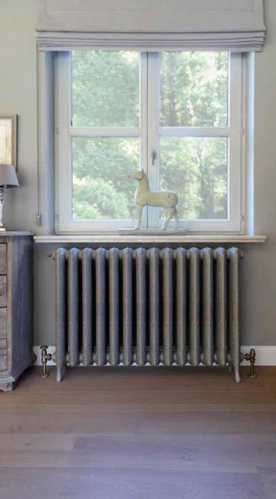 Termosifone collocato sotto la finestra - foto pinterest