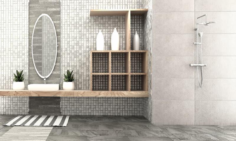 Mobili da bagno con vani aperti, pratici solo se l’ordine è costante