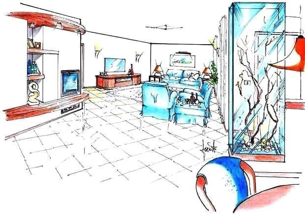 Soggiorno con camino