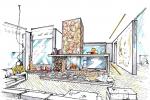 Camino bifacciale in open space: progetto di Antonio Previato