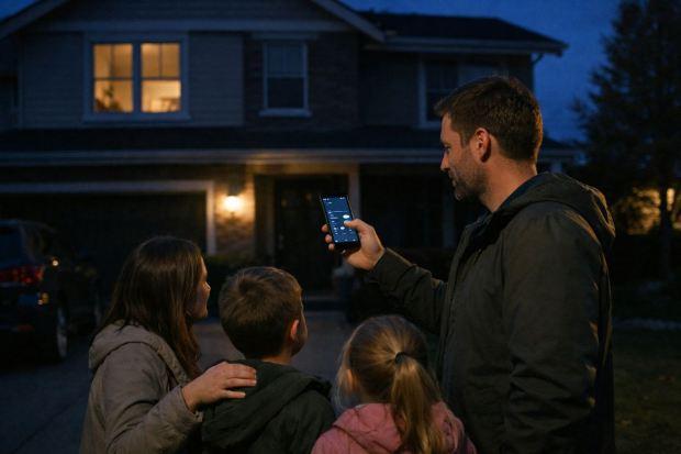 Controllo remoto delle luci di casa 