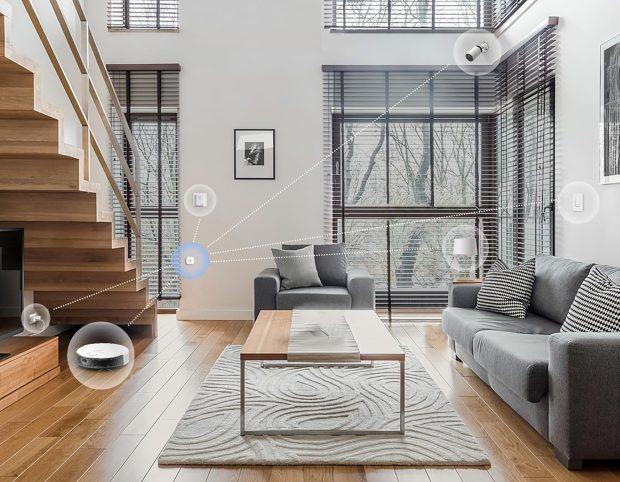 Esempio di un allarme senza fili 