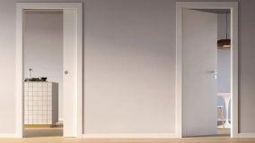 Porte a scomparsa filo muro: cosa cambia rispetto a una porta tradizionale