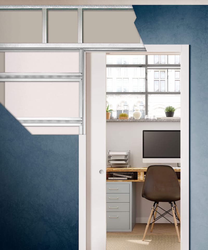 Controtelaio porta a scomparsa