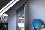 Porta filo muro con rivestimento uguale alla parete - foto eclisse srl