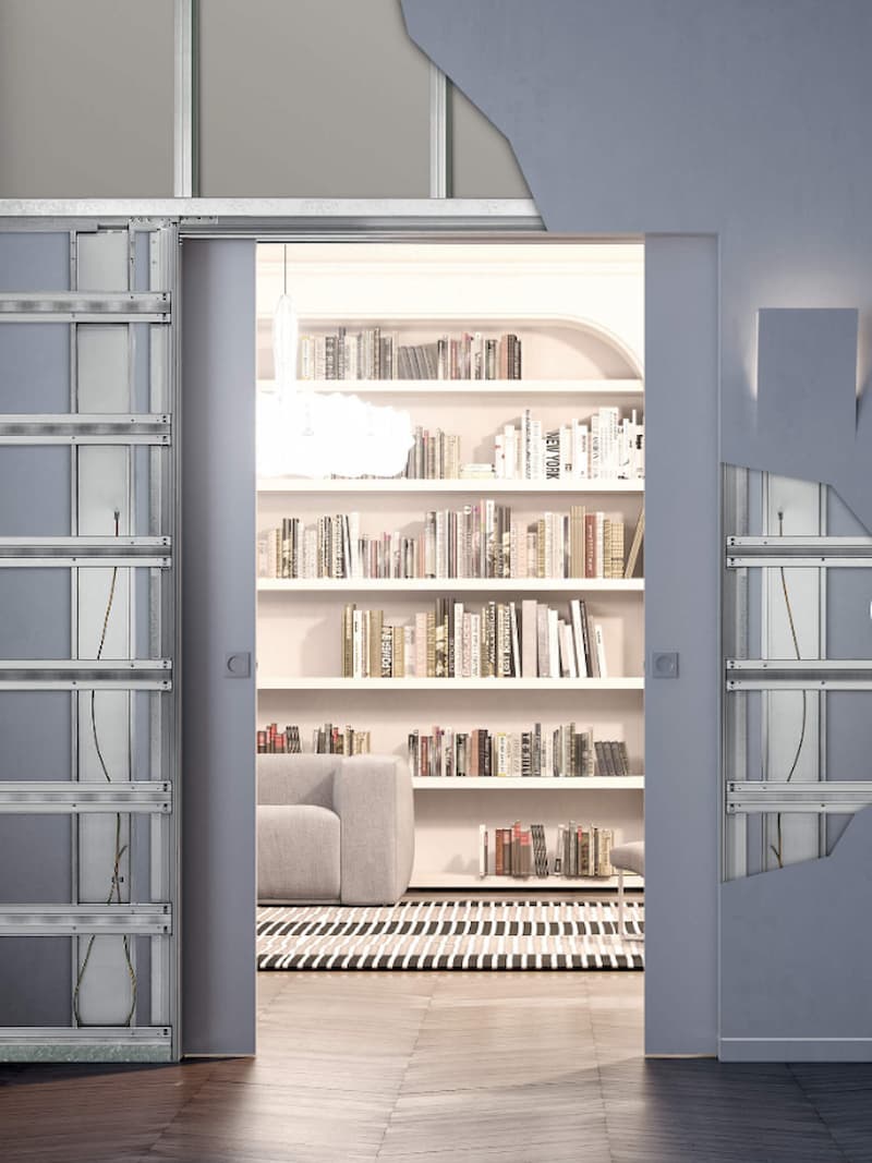 Controtelaio per porta a scomparsa