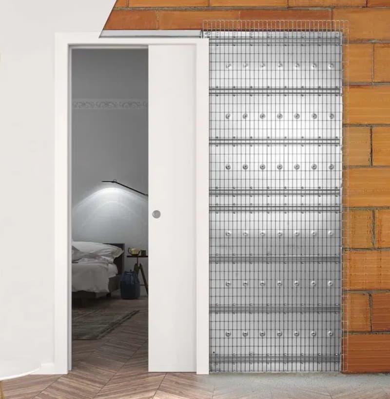 Struttura controtelaio per porta scorrevole - foto eclisse srl
