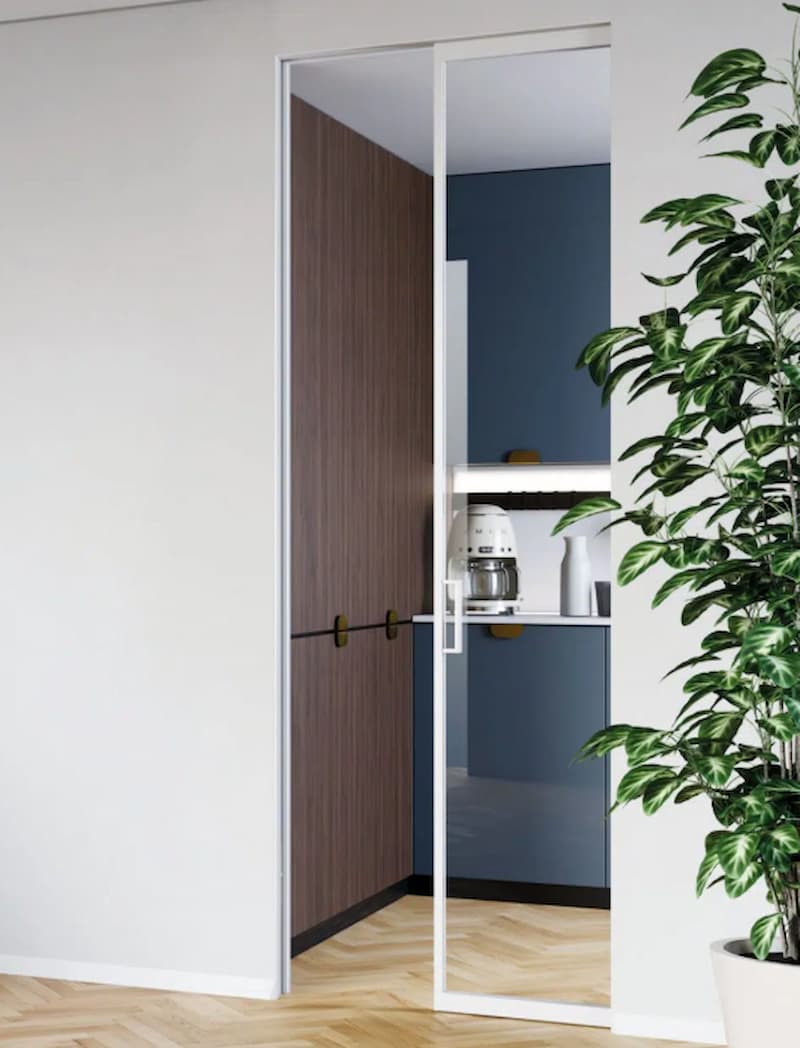 Vetro trasparente e allumini