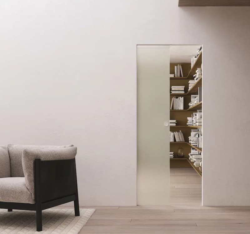 Pannello in vetro colorato e coprente