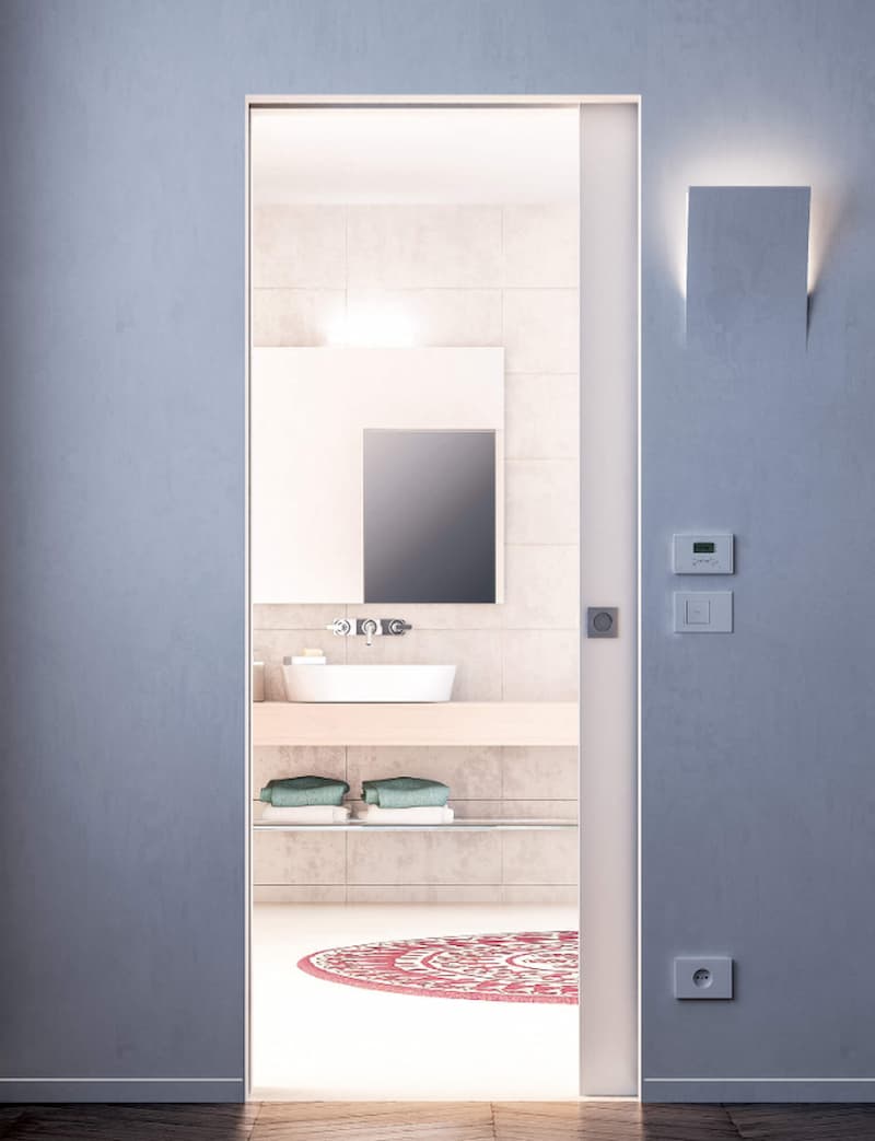 Porta filo muro scorrevole