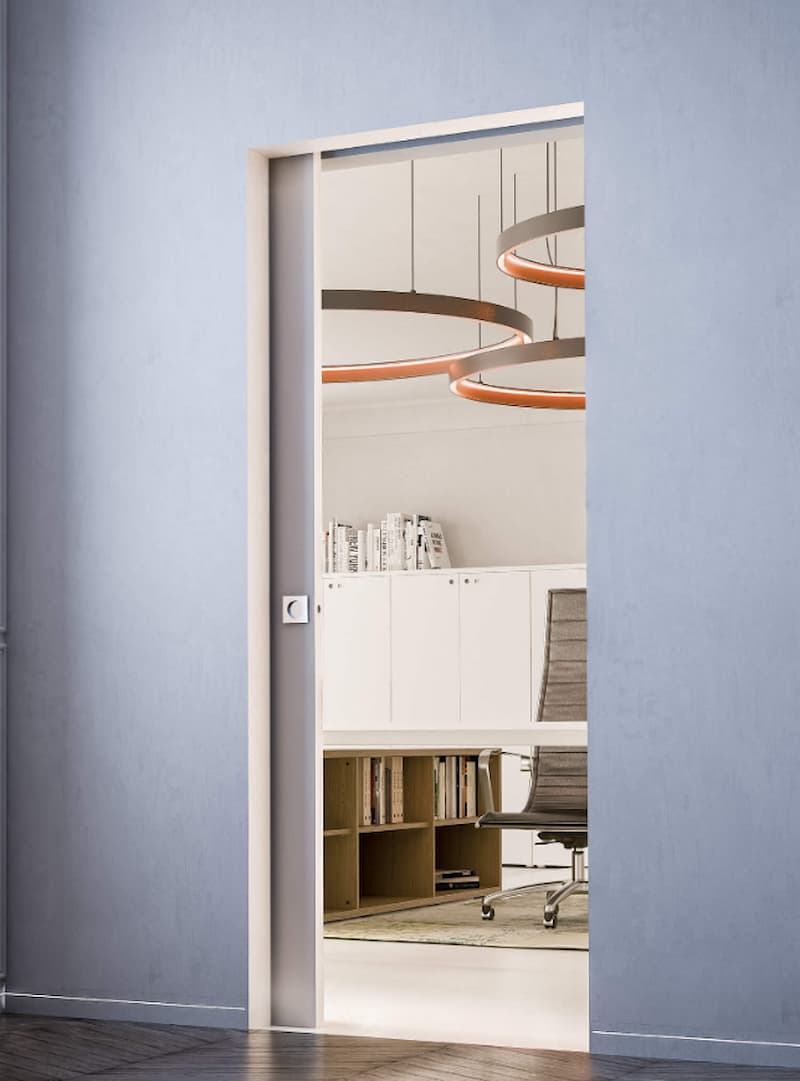 Porta filo muro scorrevole