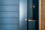 Porta scorrevole per guadagnare spazio in bagno - foto eclisse srl