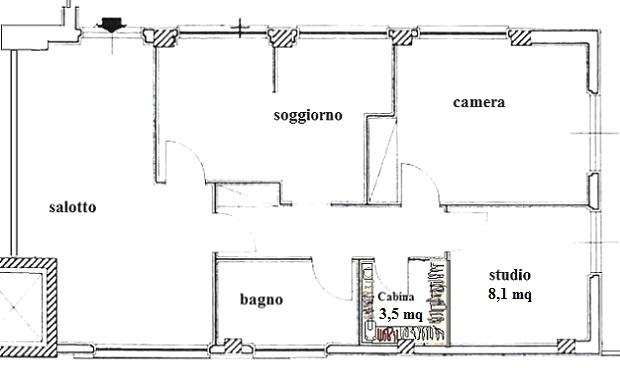 Cabina armadio da ripostiglio