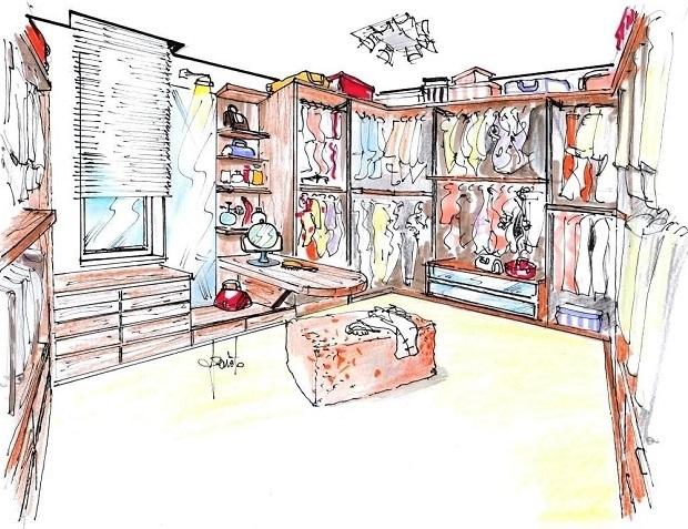 Cabina armadio da ripostiglio