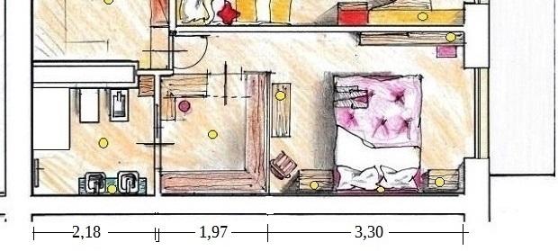 Cabina armadio passante da ripostiglio - Antonio Previato