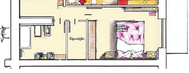 Ripostiglio da trasformare in cabina