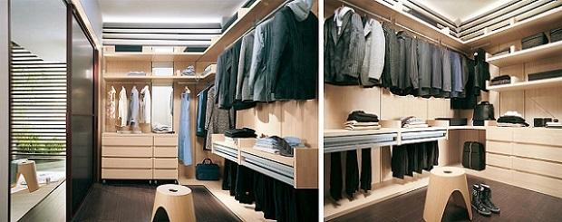 Cabina armadio legno Orme