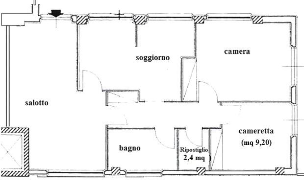 Ripostiglio da trasformare in cabina