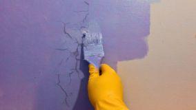 Crepe sottili sulle pareti appena tinteggiate: da cosa dipendono e cosa indicano