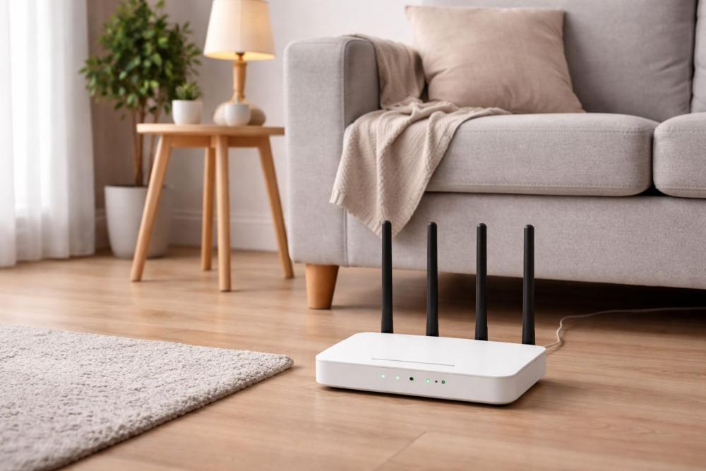 Router in terra, errore grave - Foto Sora