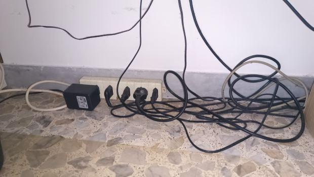 Bisogna fare attenzione a non caricare troppo la ciabatta