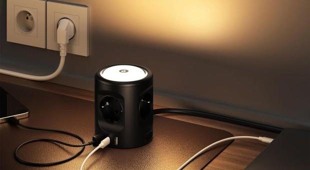 Ciabatta multipresa con luce 