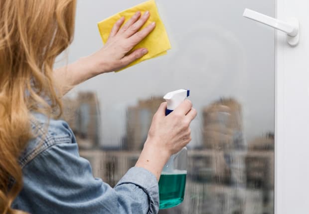 Pulire continuamente il vetro non risolve il problema