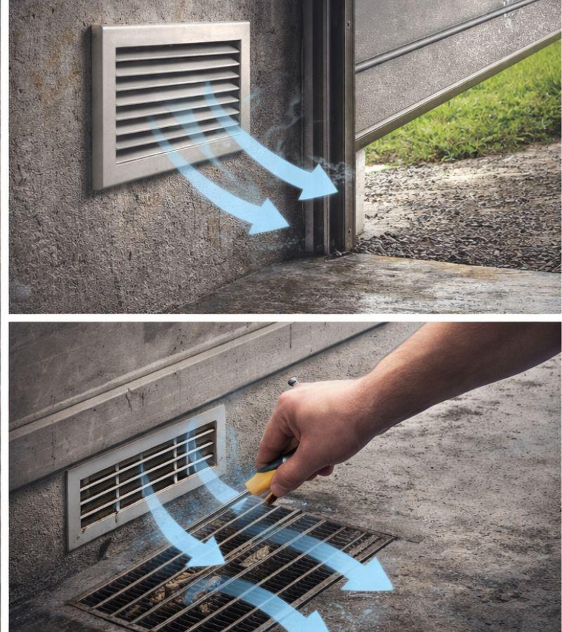 Garage con ventilazione - Canva