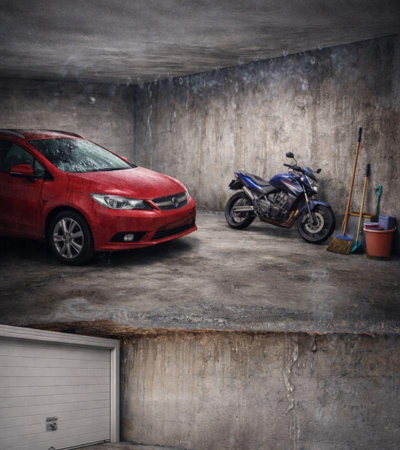 Umidit&agrave; in garage chiuso senza ventilazione - Canva